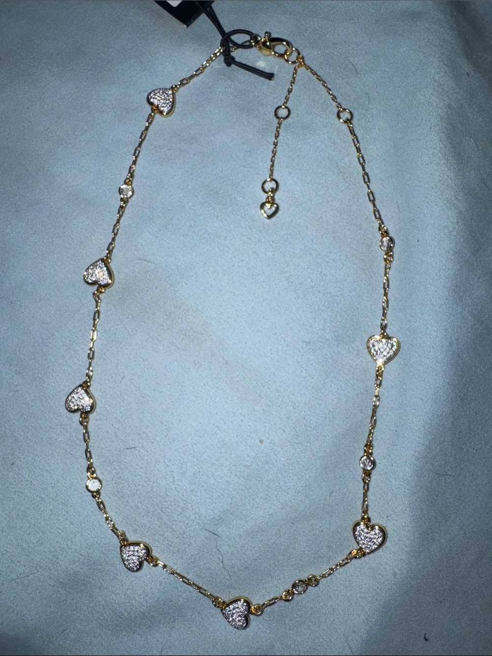 Kate Spade Cubic Zirconia Pavé & Bezel Station Collar Necklace, 16